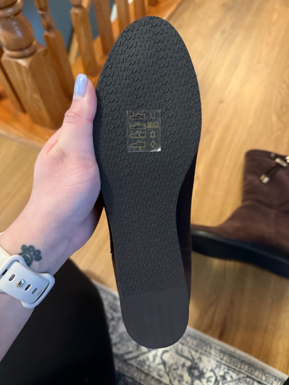 Michael Kors Dark BrownSuede Winter Boots - Picture 3 of 4